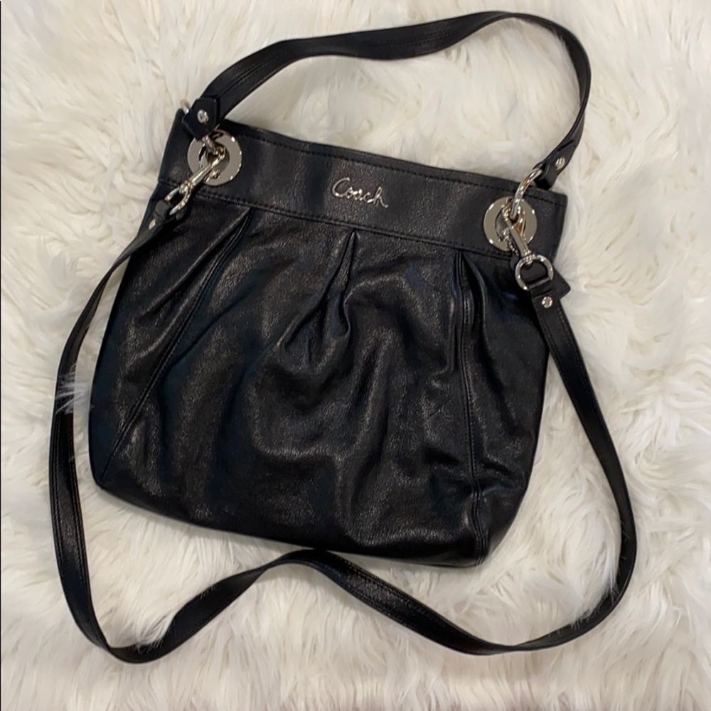 Authentic Coach leather Ashley Hippie Should Crossbody